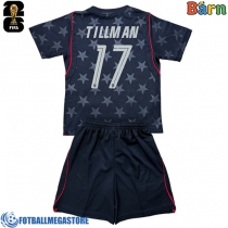 Fotballdrakt Barn Forente stater Malik Tillman #17 Bortedraktsett VM 2026 Kortermet (+ Korte bukser)